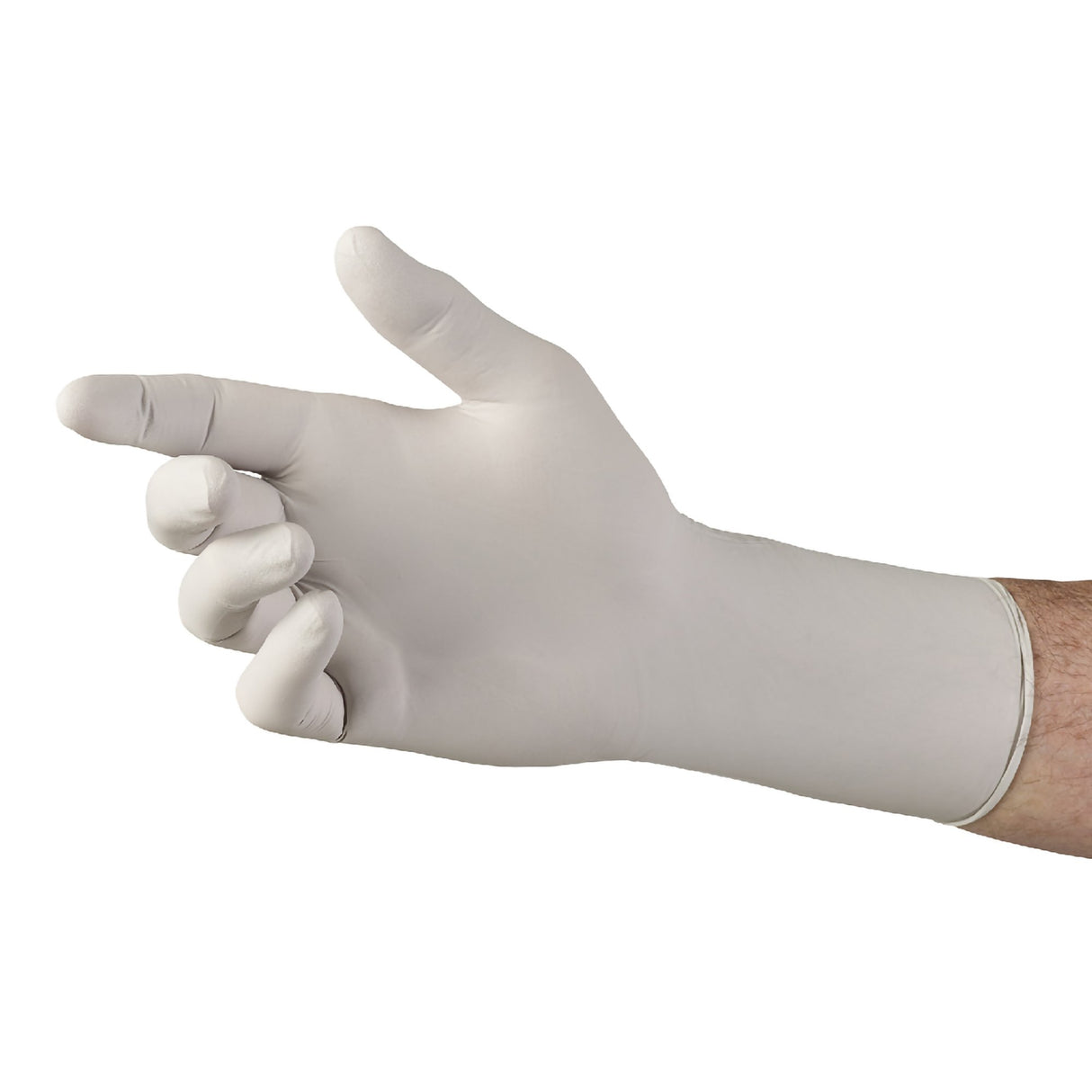 Exam Glove STERLING-XTRA® Small NonSterile Nitrile Extended Cuff Length Textured Fingertips Gray Chemo Tested - BeHope