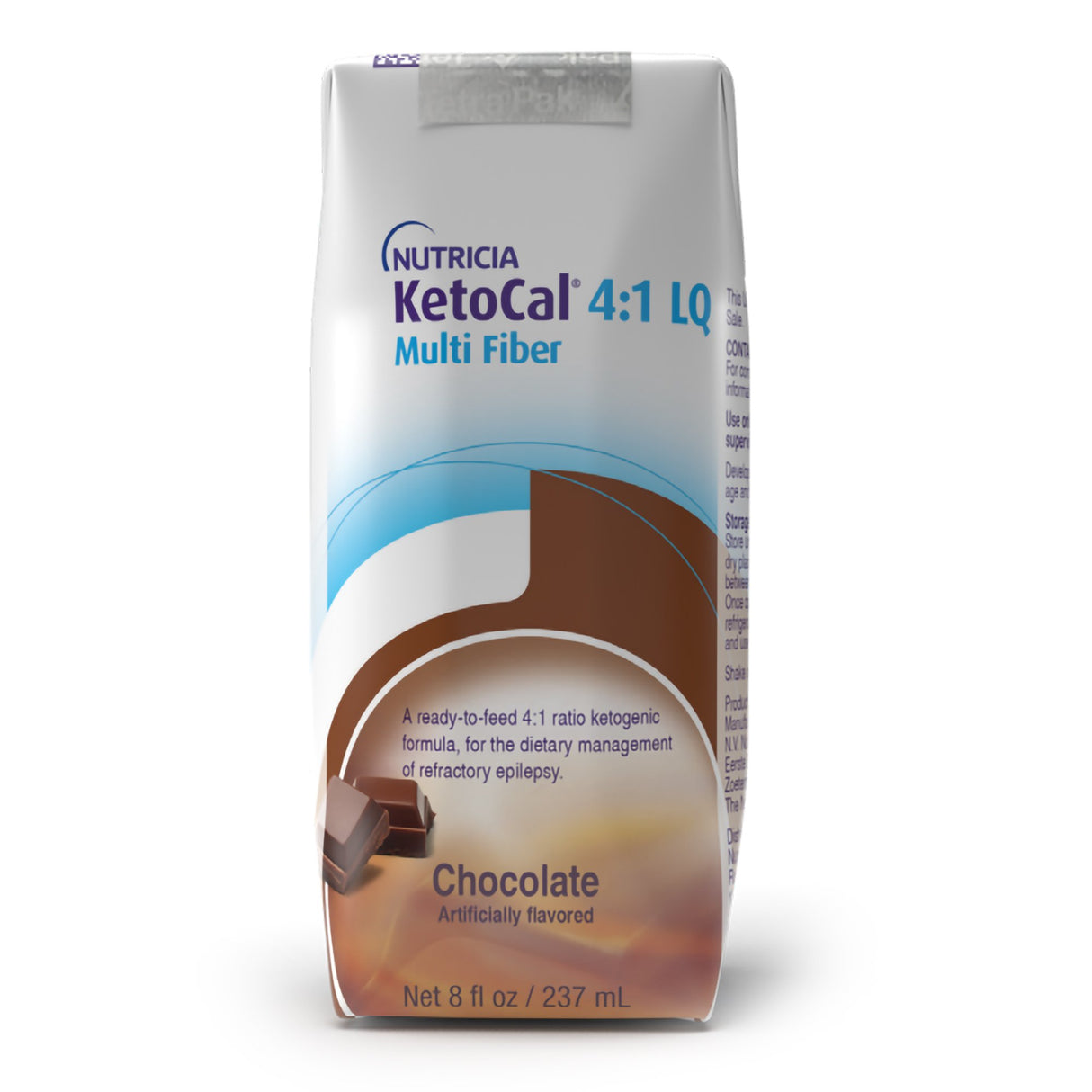 Oral Supplement KetoCal® 4:1 LQ Chocolate Flavor Liquid 8 oz. Carton - BeHope