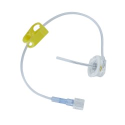 Huber Infusion Set Wing Safe™ 20 Gauge 1 Inch 10 Inch Tubing Needleless Y-site - Behope