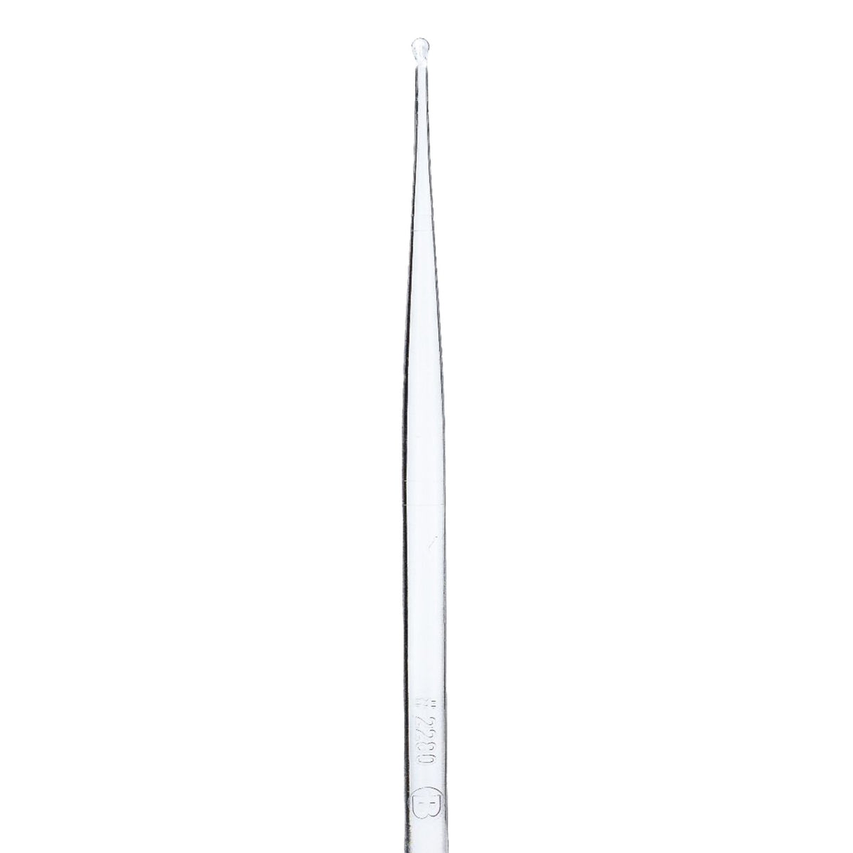 Ear Curette Pack CeraPik™ Round Handle 2.5 mm Tip Curved 45° Concave Jaw Tip - BeHope