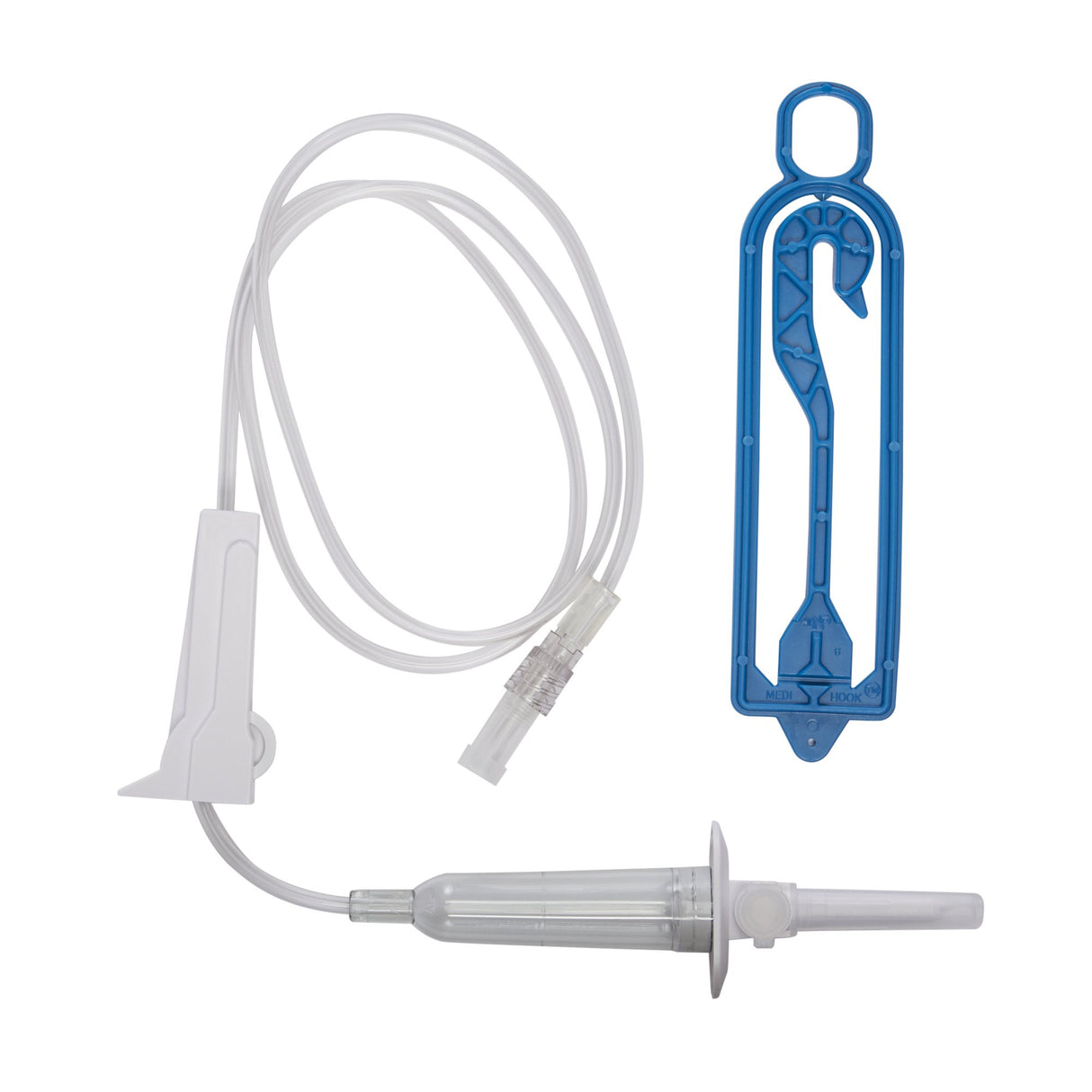 Primary Iv Administration Set Icu Gravity 2 Ports 60 Drops / Ml Drip Rate With Filter 92 Inch Tubing Solution - Behope