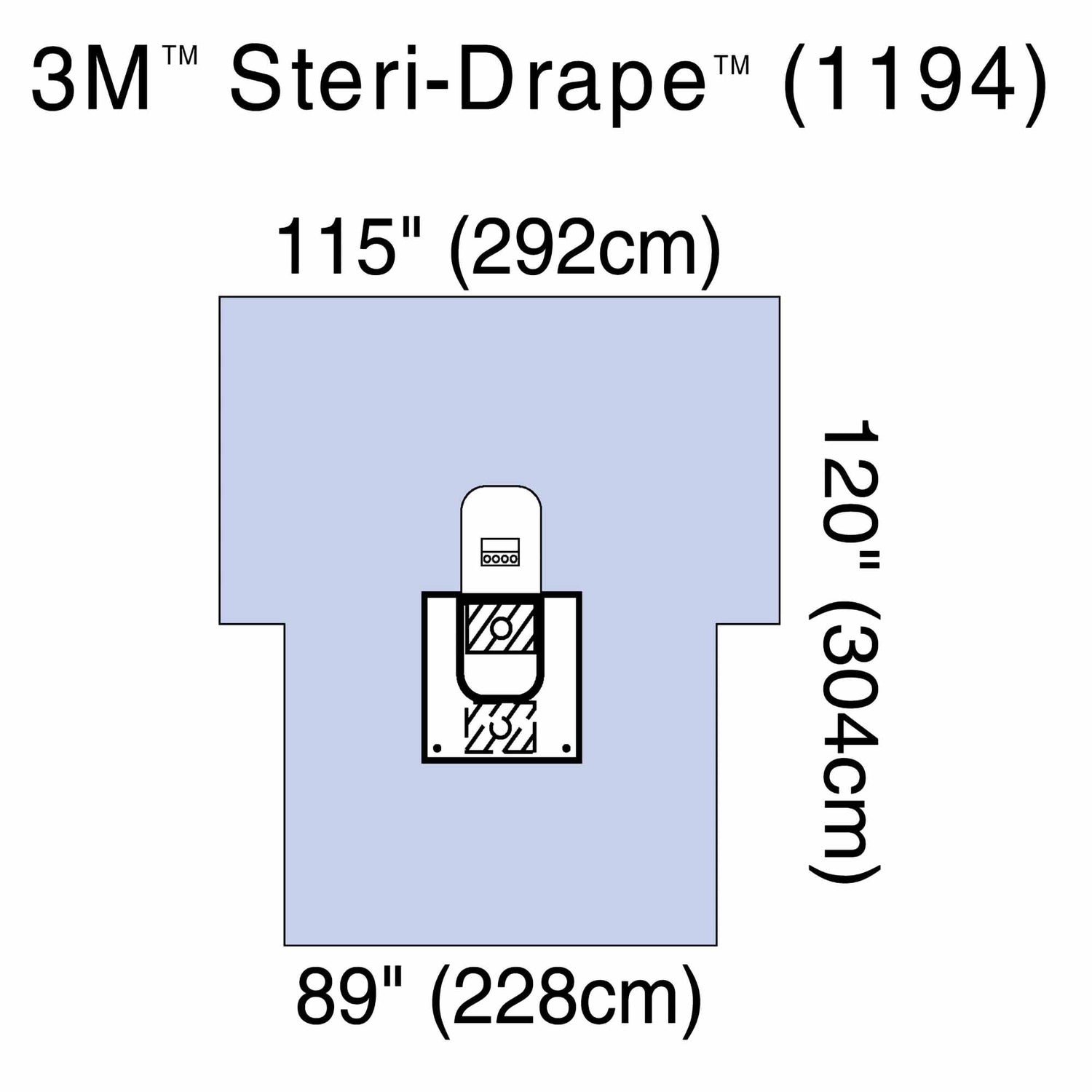 Orthopedic Drape 3M™ Steri-Drape™ Arthroscopy Drape with Pouch 89 W X 125 L Inch Sterile - BeHope