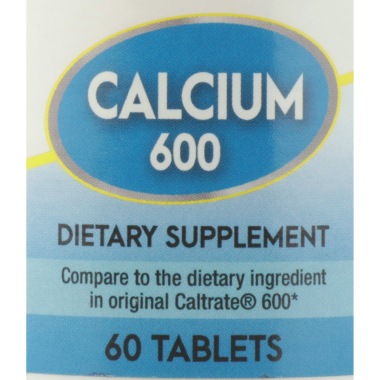 Joint Health Supplement Geri-Care® Calcium 600 mg Strength Caplet 60 per Bottle - BeHope