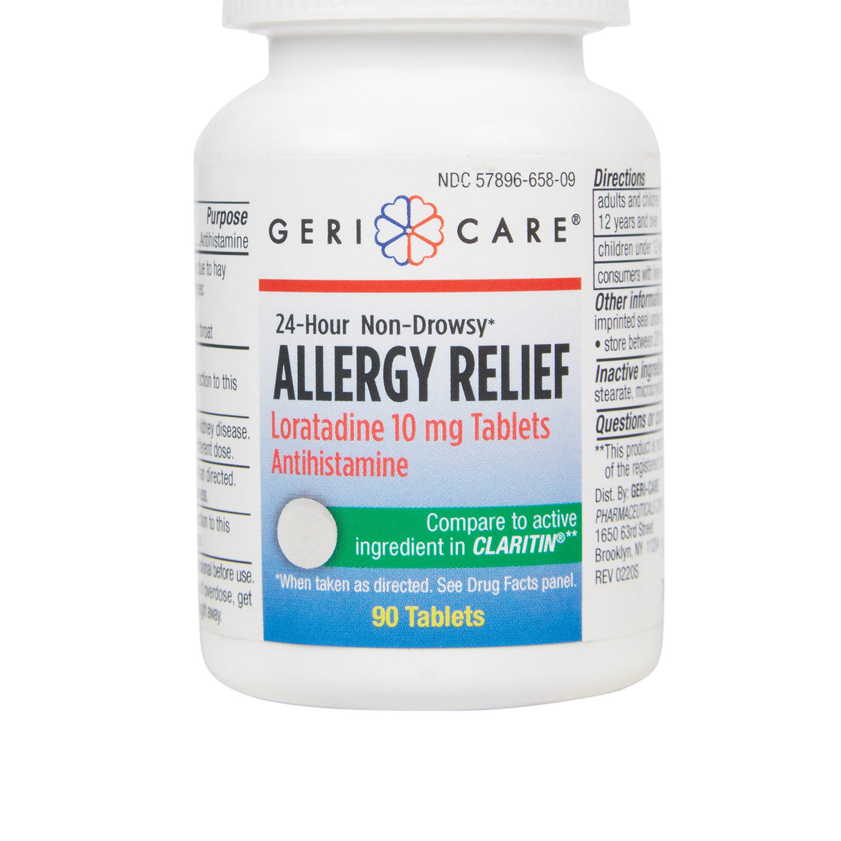 Allergy Relief Geri-Care® 10 mg Strength Tablet 90 per Bottle - BeHope