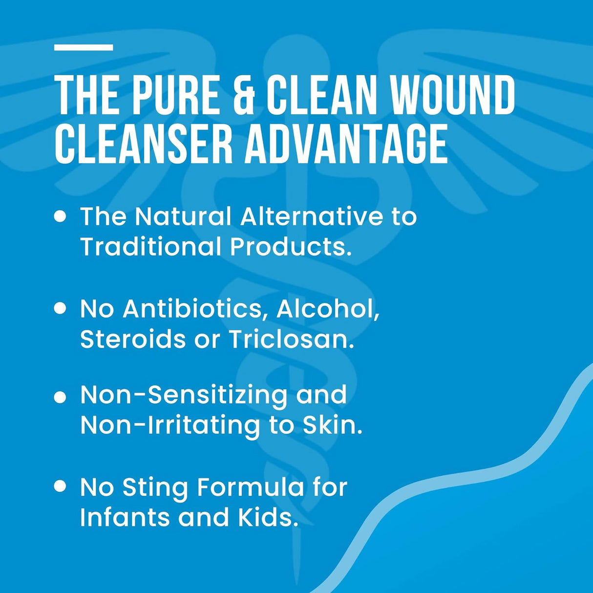Wound Cleanser Pure&Clean® 8 oz. Spray Bottle NonSterile Antimicrobial - BeHope
