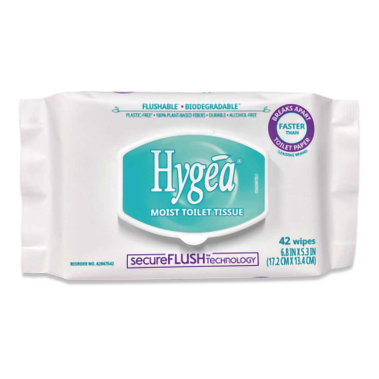 Flushable Personal Wipe Hygea® Soft Pack Scented 42 Count - BeHope