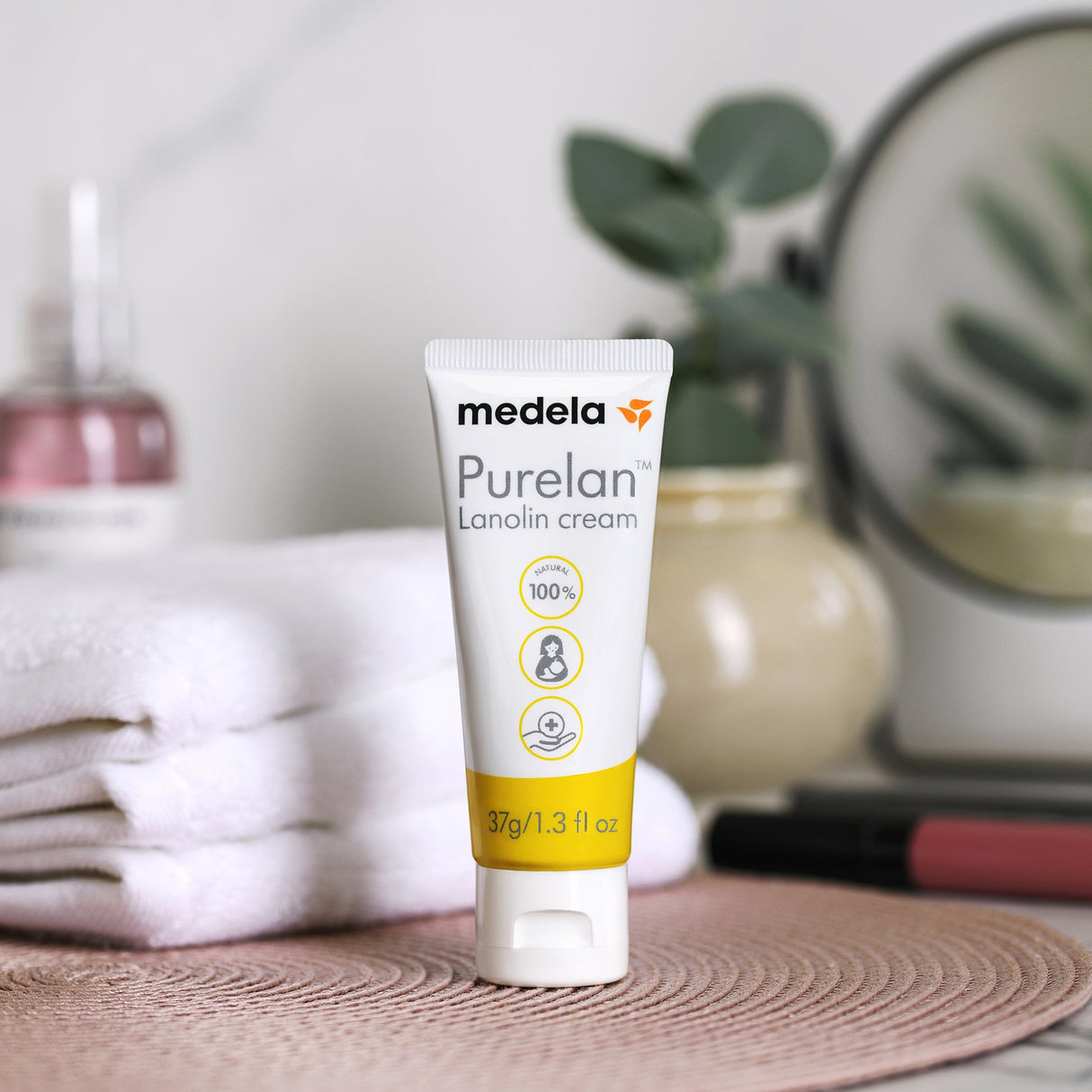 Hand and Body Moisturizer Purelan™ 1.3 oz. Tube Unscented Cream - BeHope