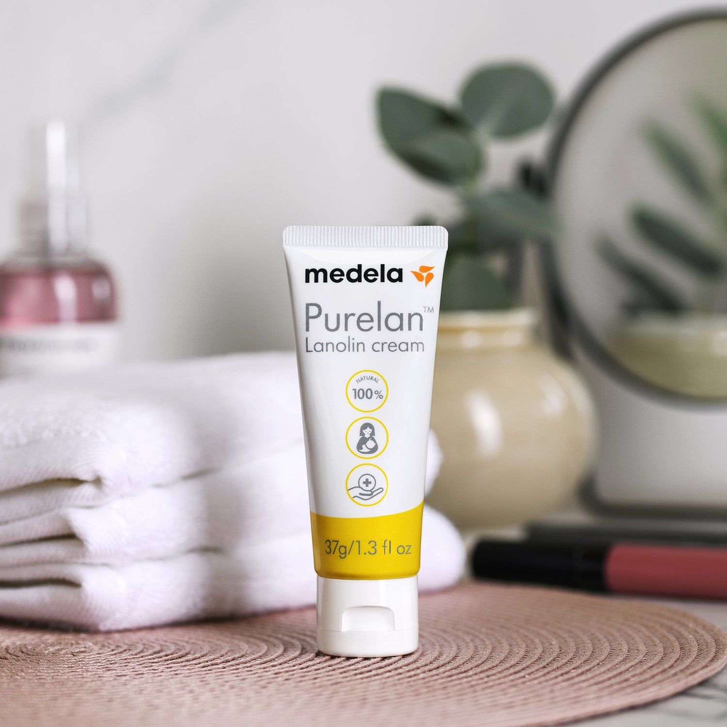 Hand and Body Moisturizer Purelan™ 1.3 oz. Tube Unscented Cream - BeHope