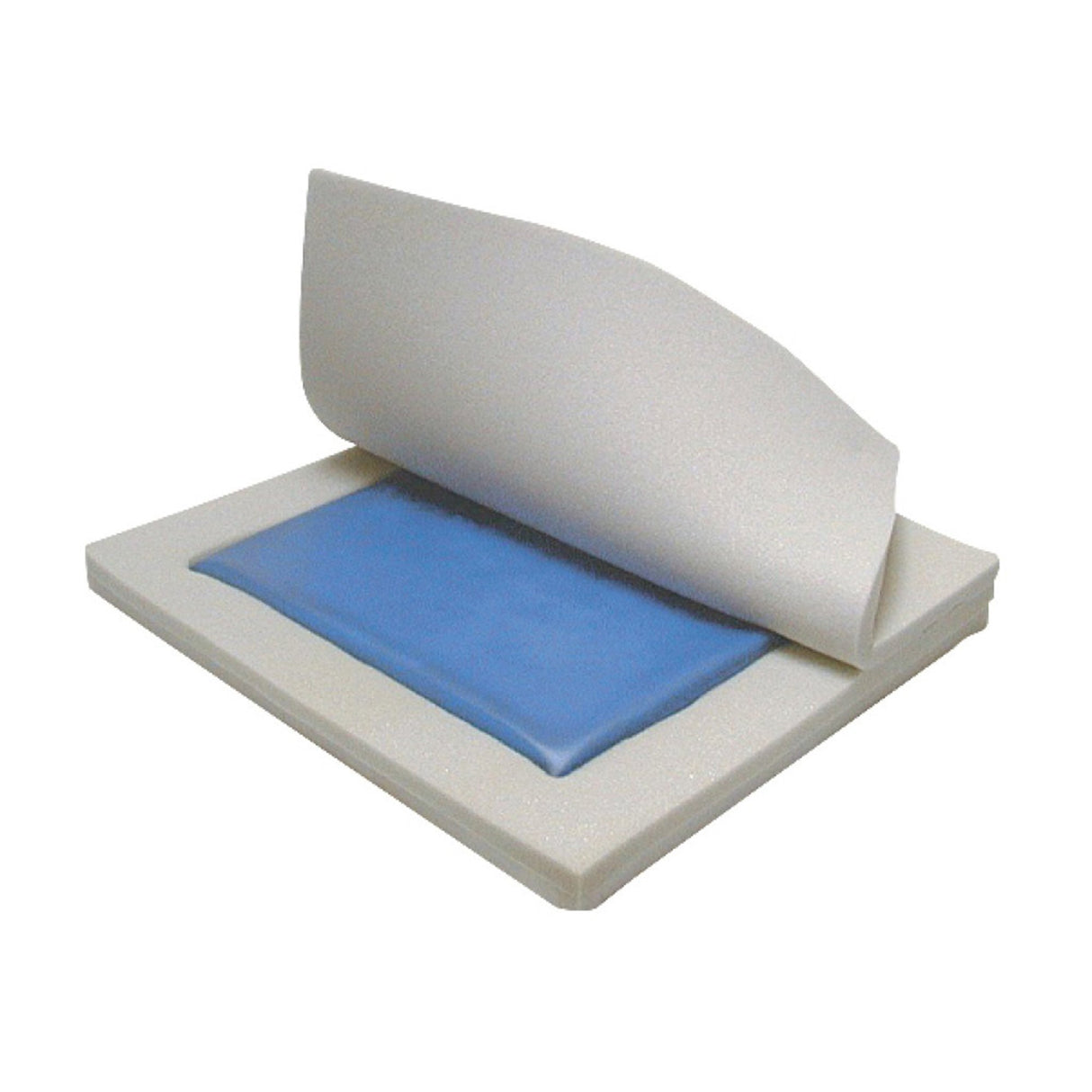 Seat Cushion Gel "E" 16 W X 16 L X 3 D Inch Foam / Gel - BeHope