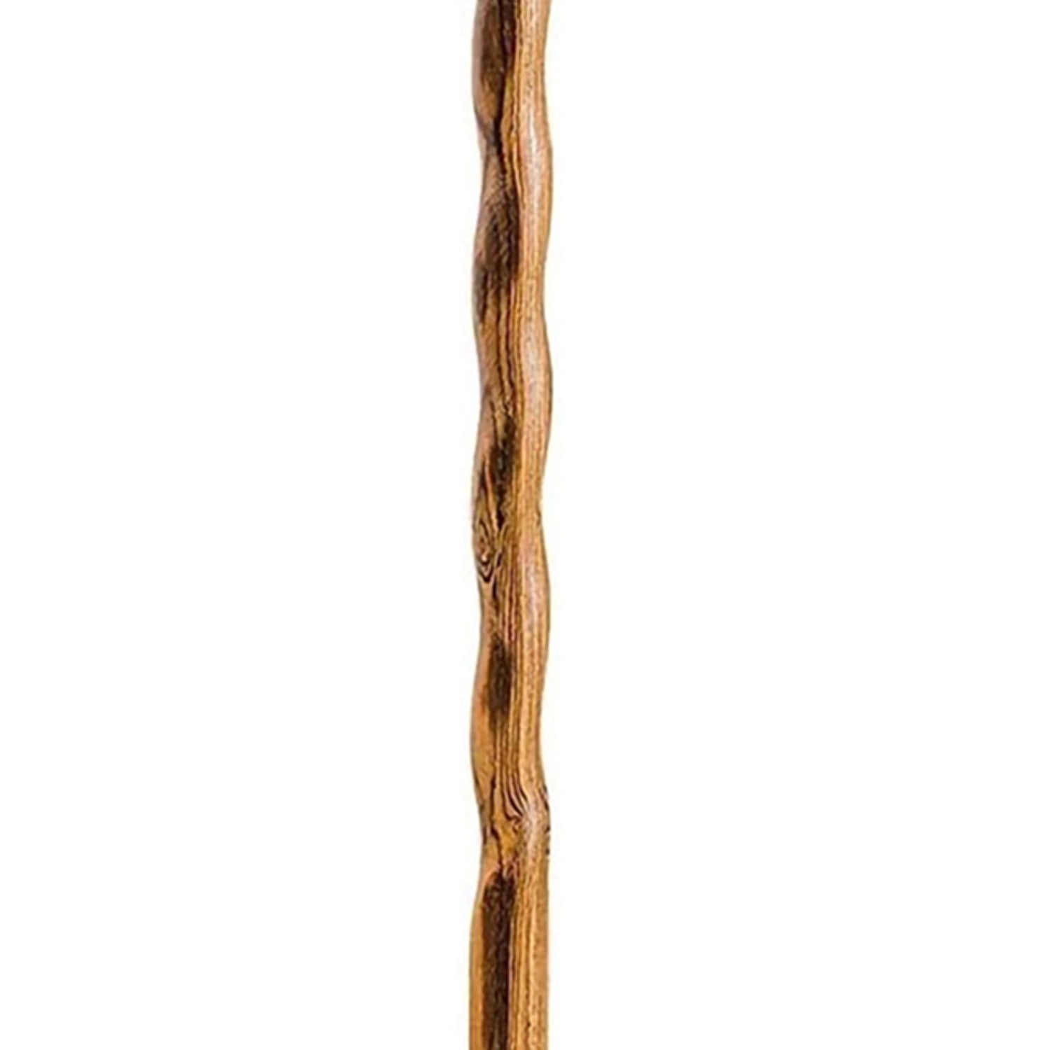 T-Handle Cane Brazos™ Twisted Wood 37 Inch Height Brown - BeHope
