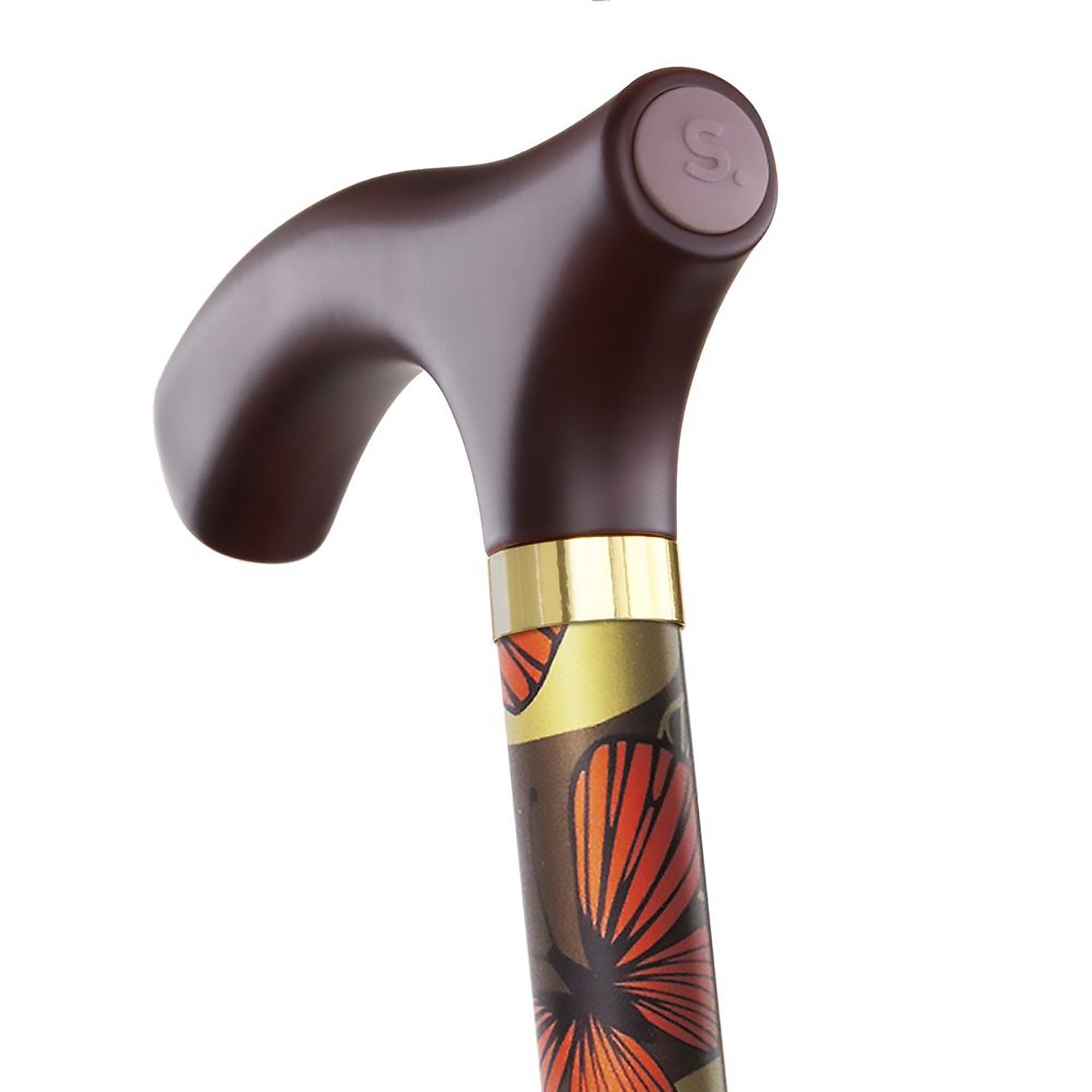 Folding Cane Switch Sticks® Aluminum 32 to 37 Inch Height Mimi Print - BeHope