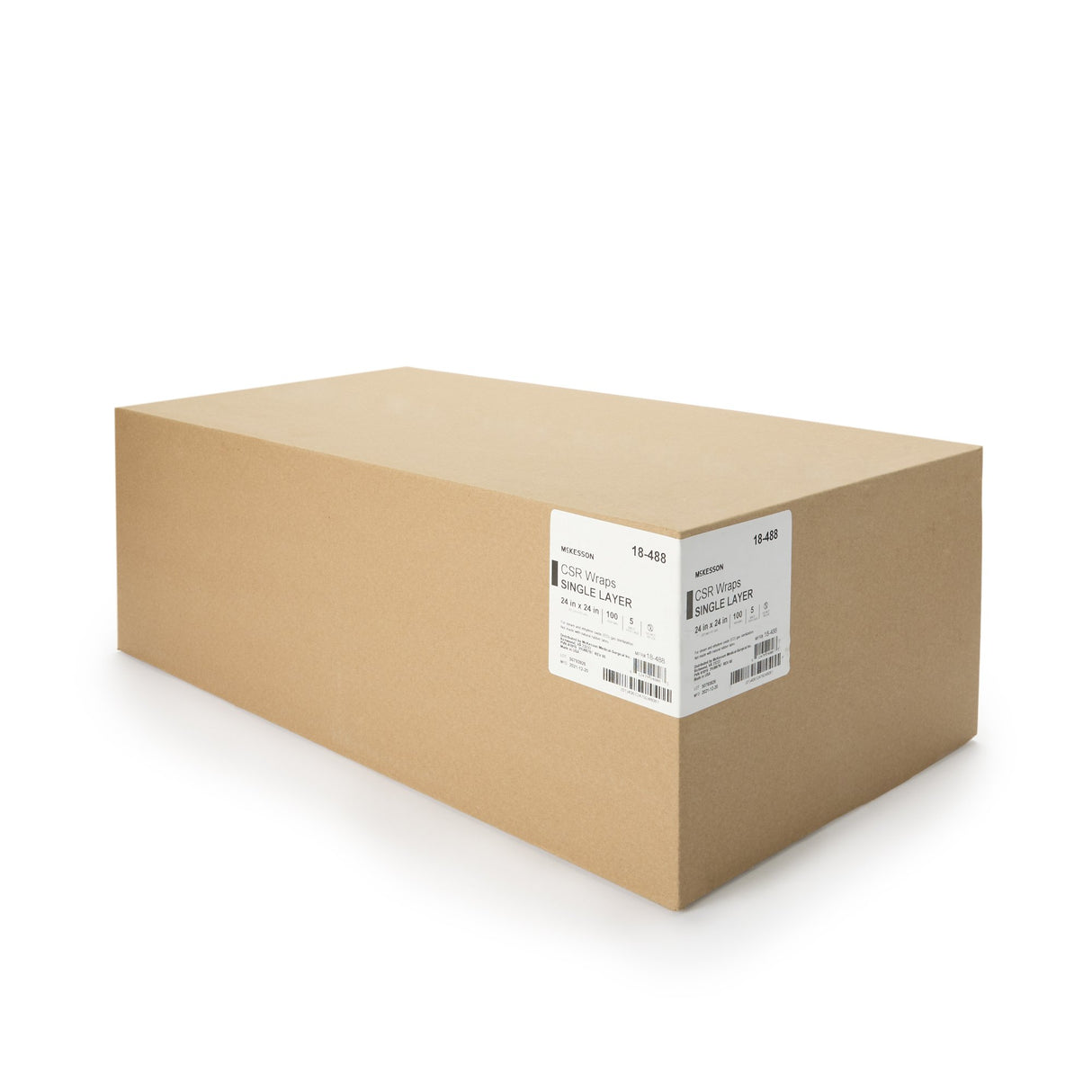 McKesson Sterilization Wrap Blue 24 X 24 Inch Single Layer Cellulose Steam / EO Gas - BeHope