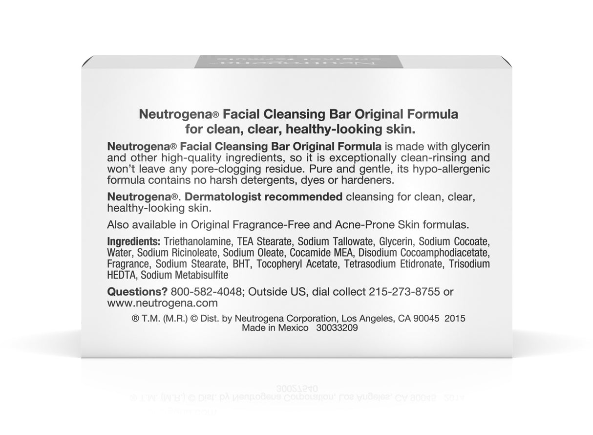 Facial Cleanser Neutrogena® Bar 3.5 oz. Individually Wrapped Unscented - BeHope