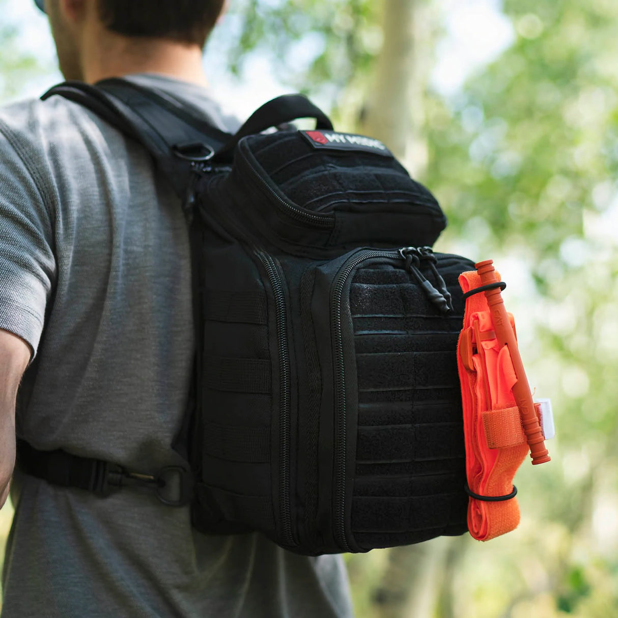 First Aid Kit My Medic RECON Pro Black Nylon Backpack - BeHope