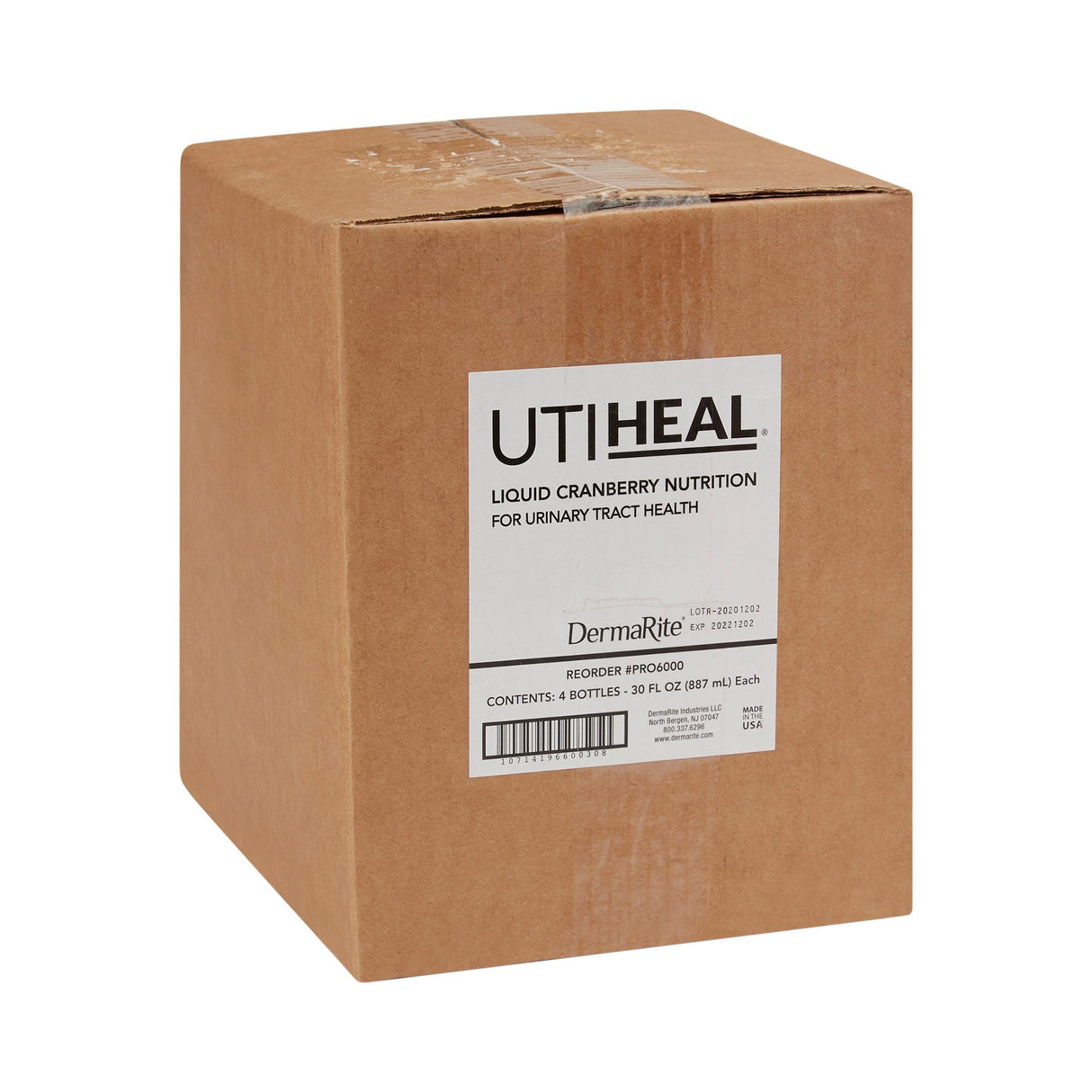 Oral Supplement UTIHeal™ Cranberry Flavor Liquid 30 oz. Bottle - BeHope