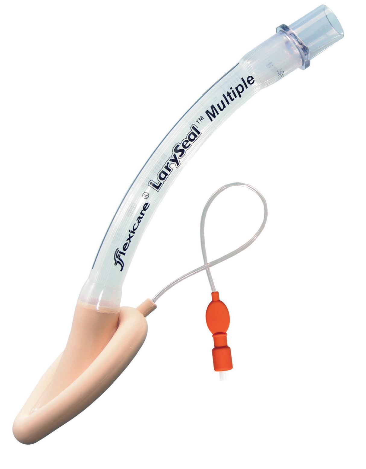 Curved Laryngeal Mask LarySeal™ Multiple Size 4 Silicone Reusable NonSterile - BeHope