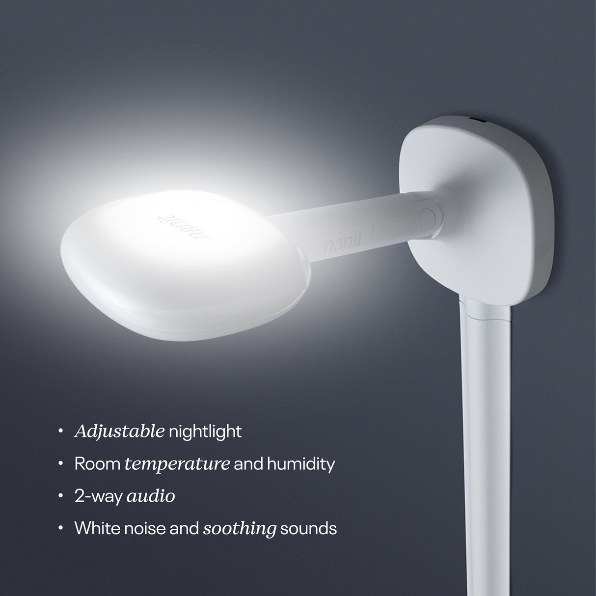Baby Monitor with Wall Mount Nanit Pro Smart - BeHope