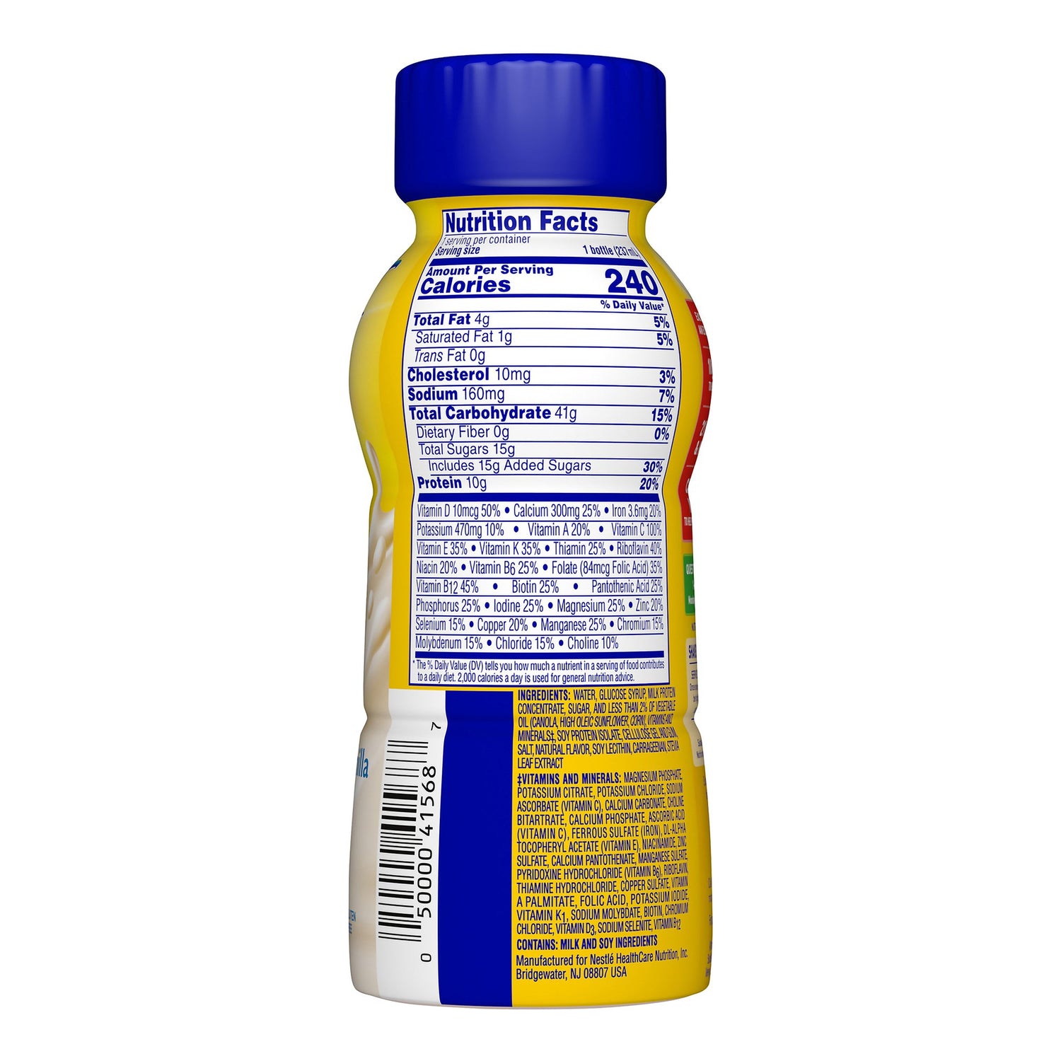 Oral Supplement Carnation Breakfast Essentials® Vanilla Flavor Liquid 8 oz. Bottle - BeHope