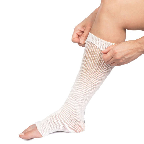 Compression Stockinette EdemaWear® Small White Wrist to Shoulder / Foot to Knee - BeHope