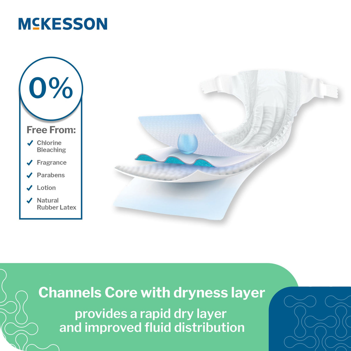 Unisex Baby Diaper McKesson Newborn Disposable Heavy Absorbency - BeHope