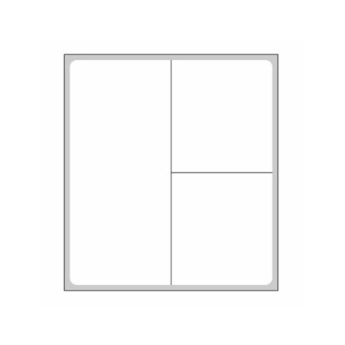 Blank Label PDC® Thermal Paper White Permanent 2-1/4 X 2-1/2 Inch - BeHope