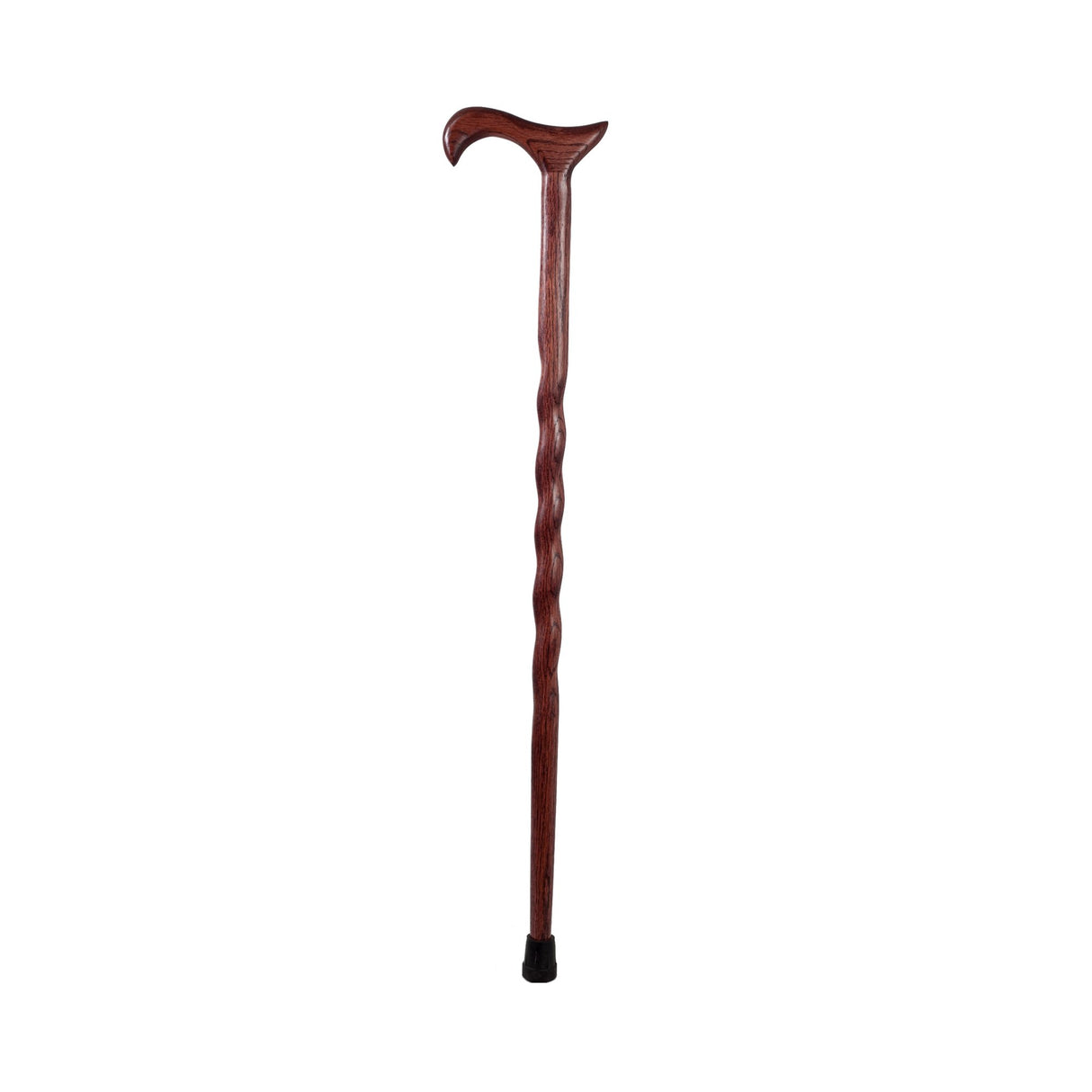 T-Handle Cane Brazos™ Twisted Wood 34 Inch Height Red Oak - BeHope