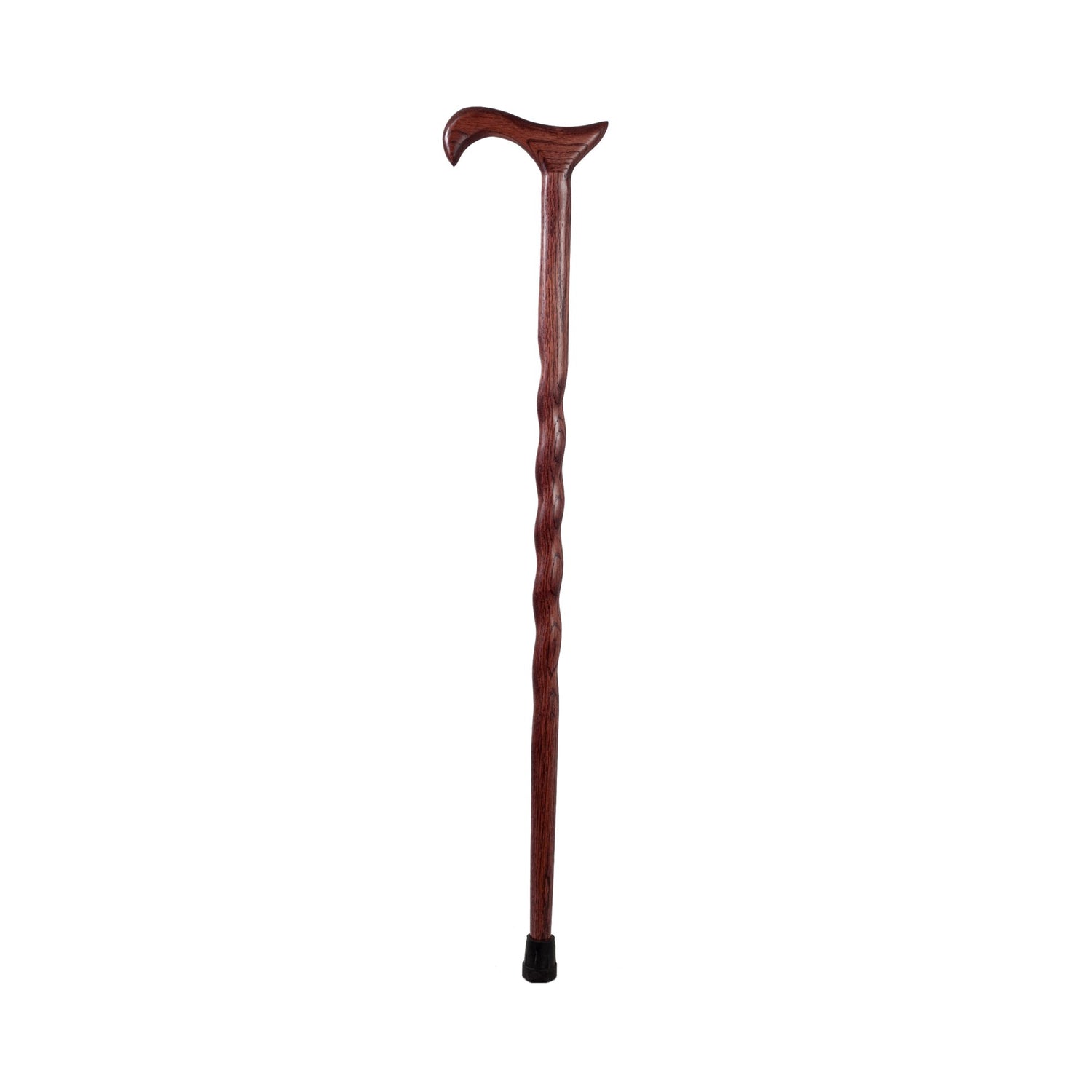 T-Handle Cane Brazos™ Twisted Wood 34 Inch Height Red Oak - BeHope