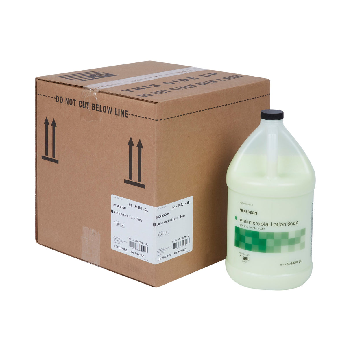 Antimicrobial Soap McKesson Lotion 1 gal. Jug Herbal Scent - BeHope