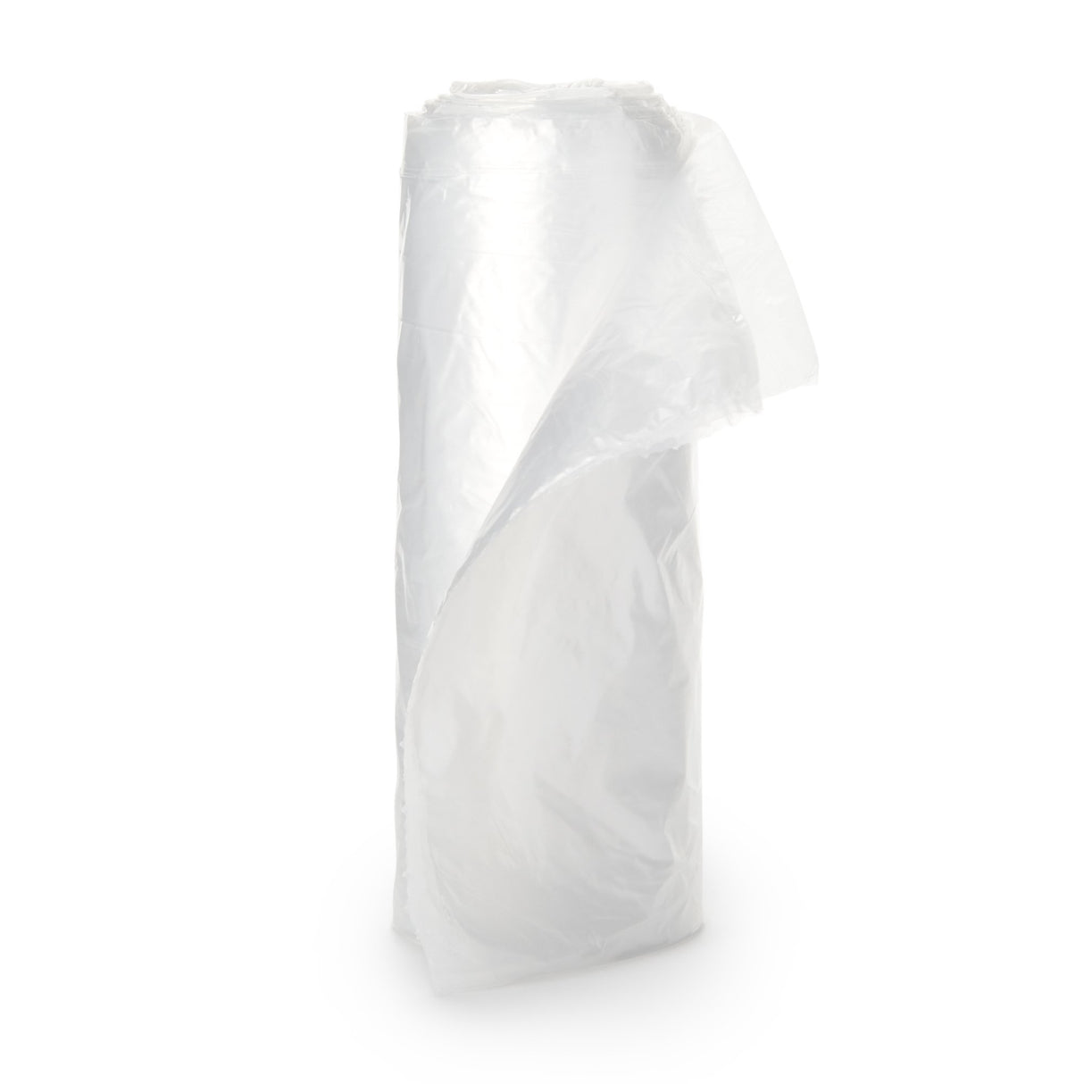 Trash Bag Colonial Bag 15 gal. Clear HDPE 11 Mic. 24 X 33 Inch X-Seal Bottom Coreless Roll - BeHope