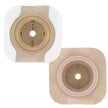 Ostomy Barrier New Image™ CeraPlus™ Trim to Fit, Extended Wear Adhesive Tape Borders 57 mm Flange Red Code System Up to 1-1/2 Inch Opening - BeHope