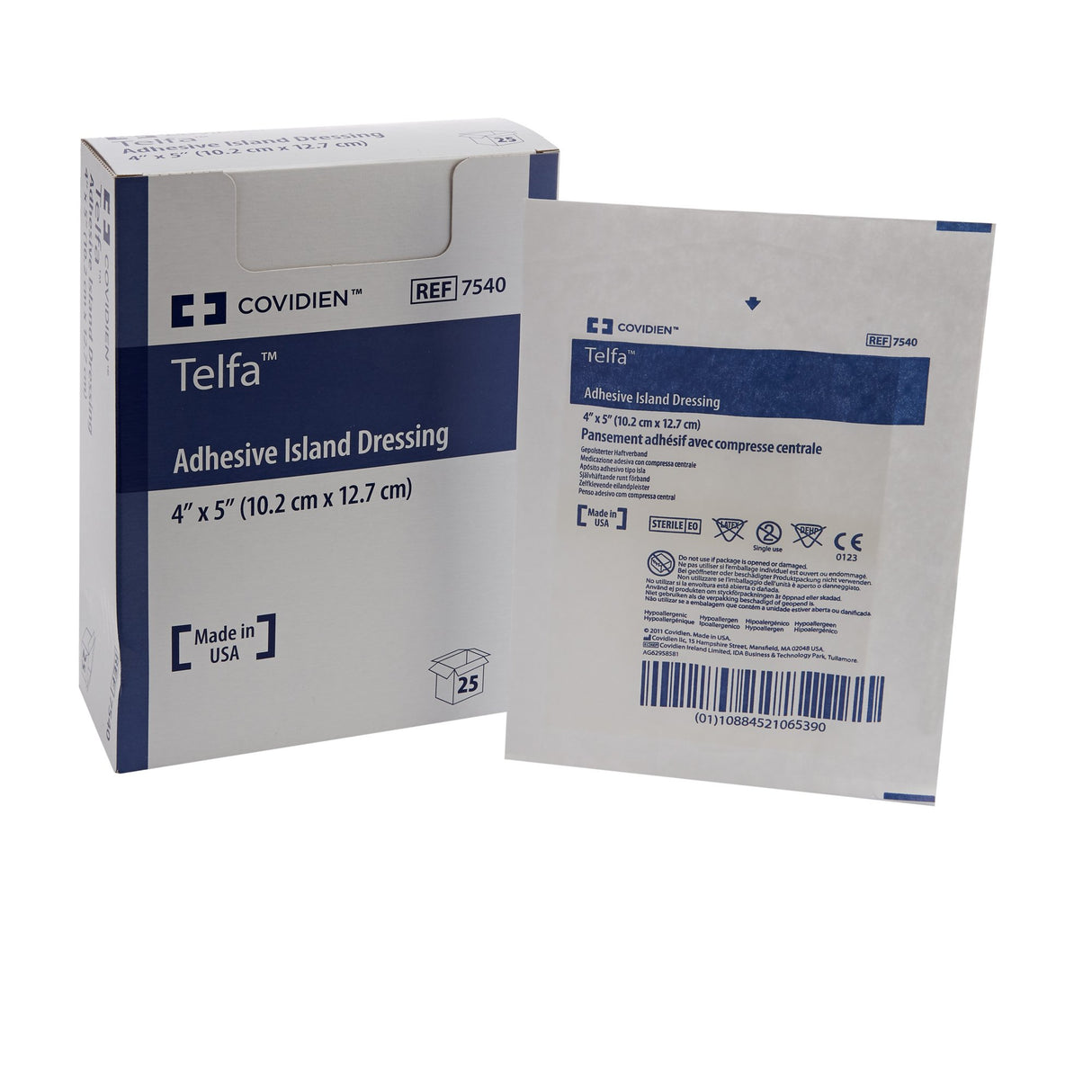 Island Dressing Telfa™ 4 X 5 Inch Rectangle Sterile - BeHope