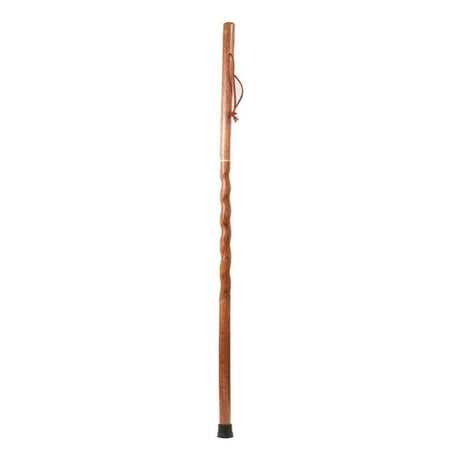 Walking Stick Brazos™ Twisted Traveler's Stick Wood 55 Inch Height Red Oak - BeHope
