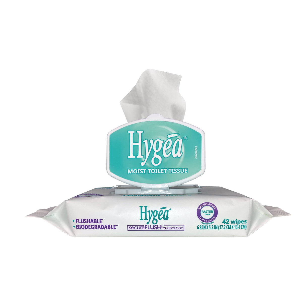 Flushable Personal Wipe Hygea® Soft Pack Scented 42 Count - BeHope