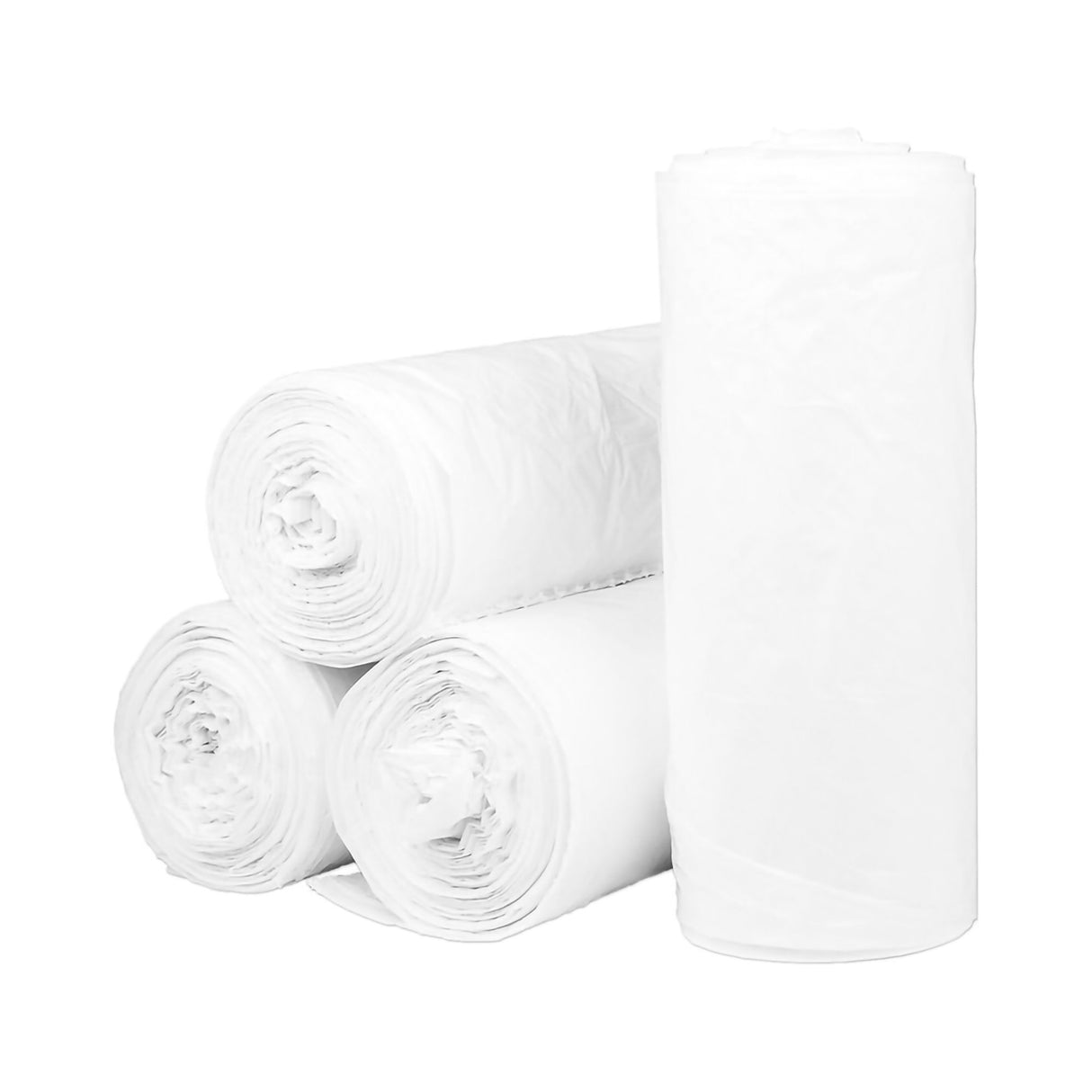 Trash Bag McKesson 45 gal. White LLDPE 0.80 mil 40 X 46 Inch Star Seal Bottom Coreless Roll - BeHope