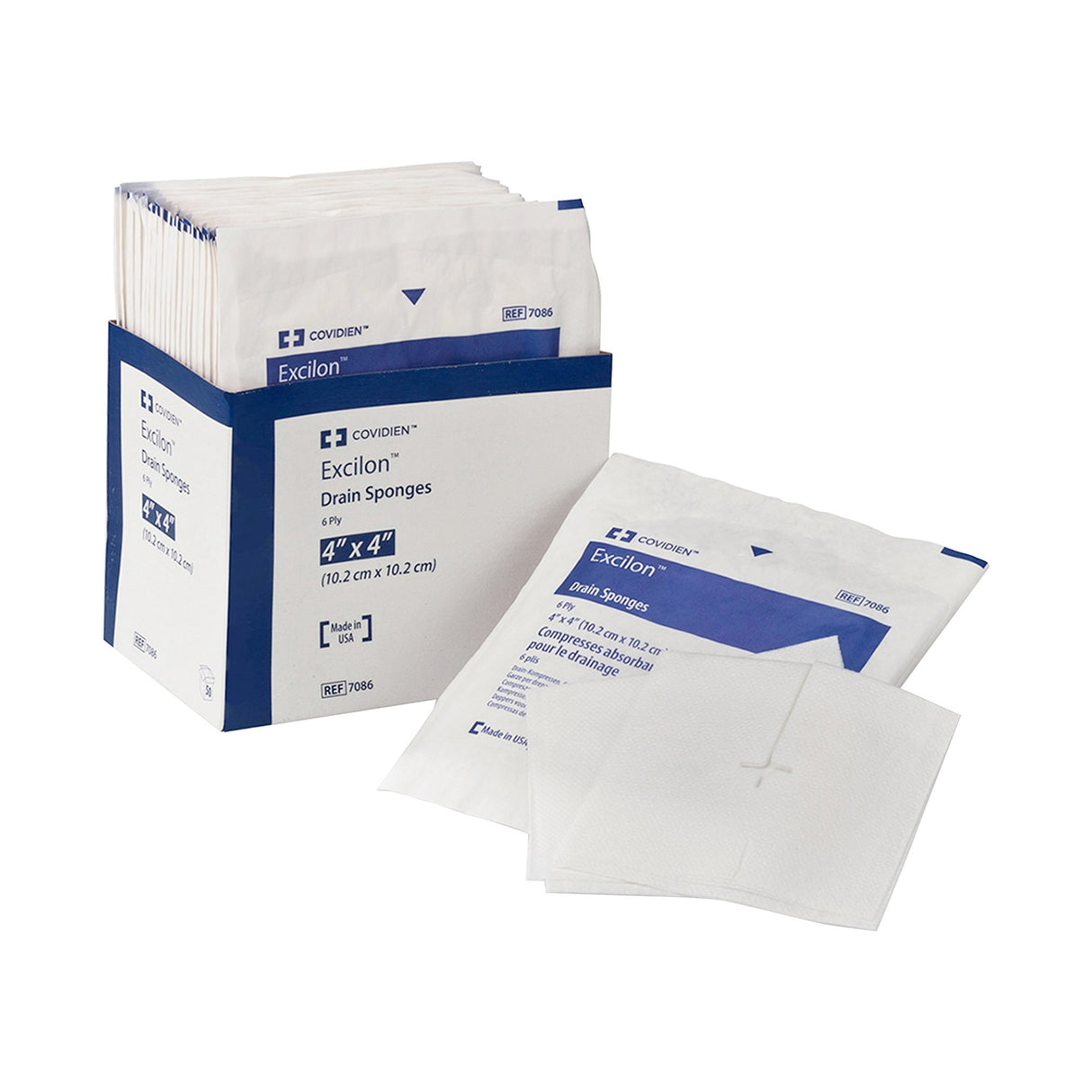 Drain Sponge Curity Nonwoven 4 X 4 Inch Sterile - BeHope