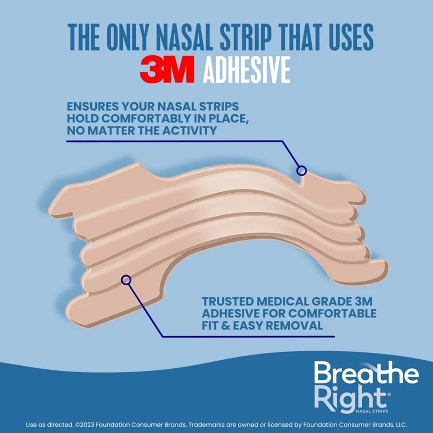 Allergy Relief Breathe Right® Extra Strength Nasal Strip 26 per Box - BeHope