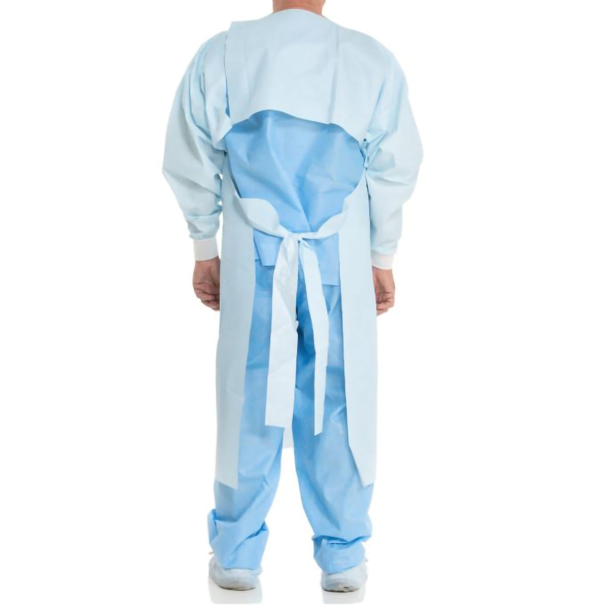 Chemotherapy Procedure Gown 2X-Large Blue NonSterile ASTM F739-12 Disposable - BeHope
