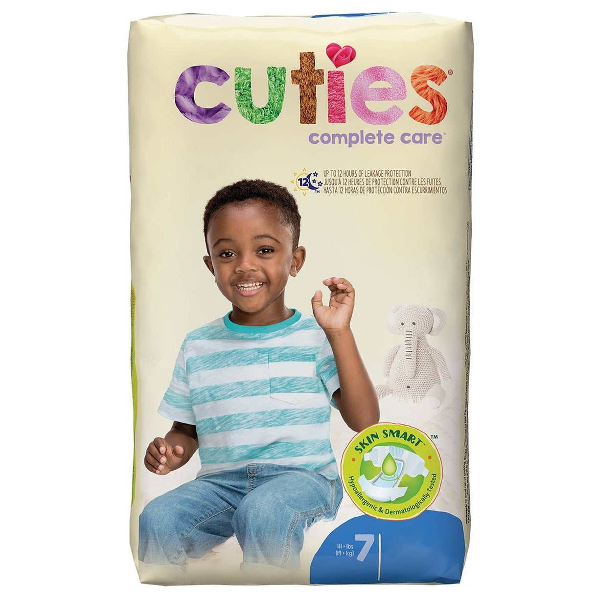 Unisex Baby Diaper Cuties® Complete Care Size 7 Disposable Heavy Absorbency - BeHope