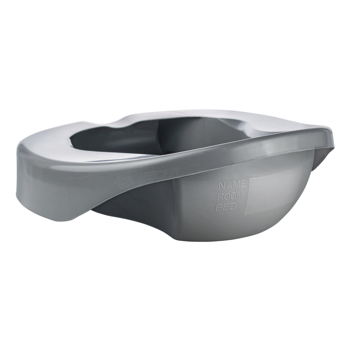 Pontoon Bedpan McKesson Graphite 2 Quart / 1893 mL - BeHope