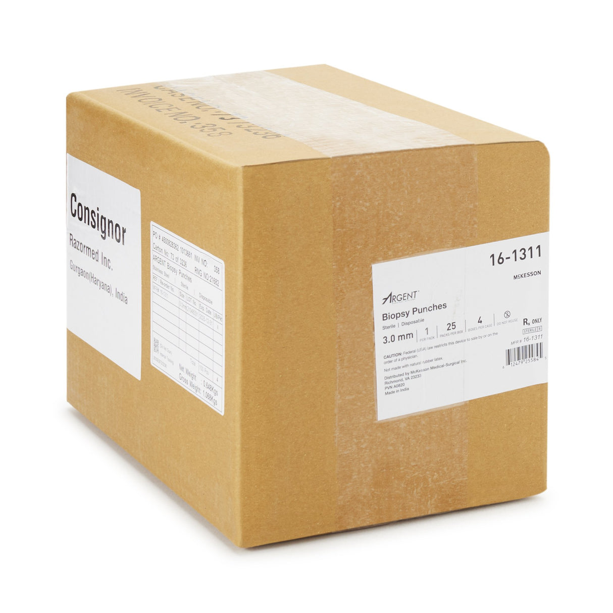 Biopsy Punch McKesson Argent™ Dermal 3 mm - BeHope