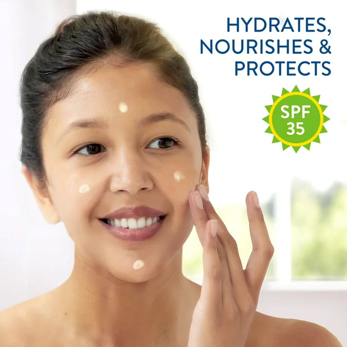 Facial Moisturizer with Sunscreen Cetaphil® Daily Oil-Free 3 oz. Pump Bottle Unscented Lotion - BeHope
