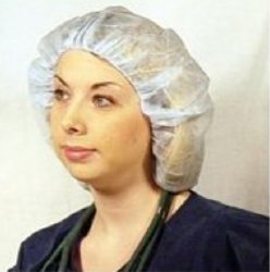 Bouffant Cap Dukal™ One Size Fits Most Blue Elastic Closure - BeHope