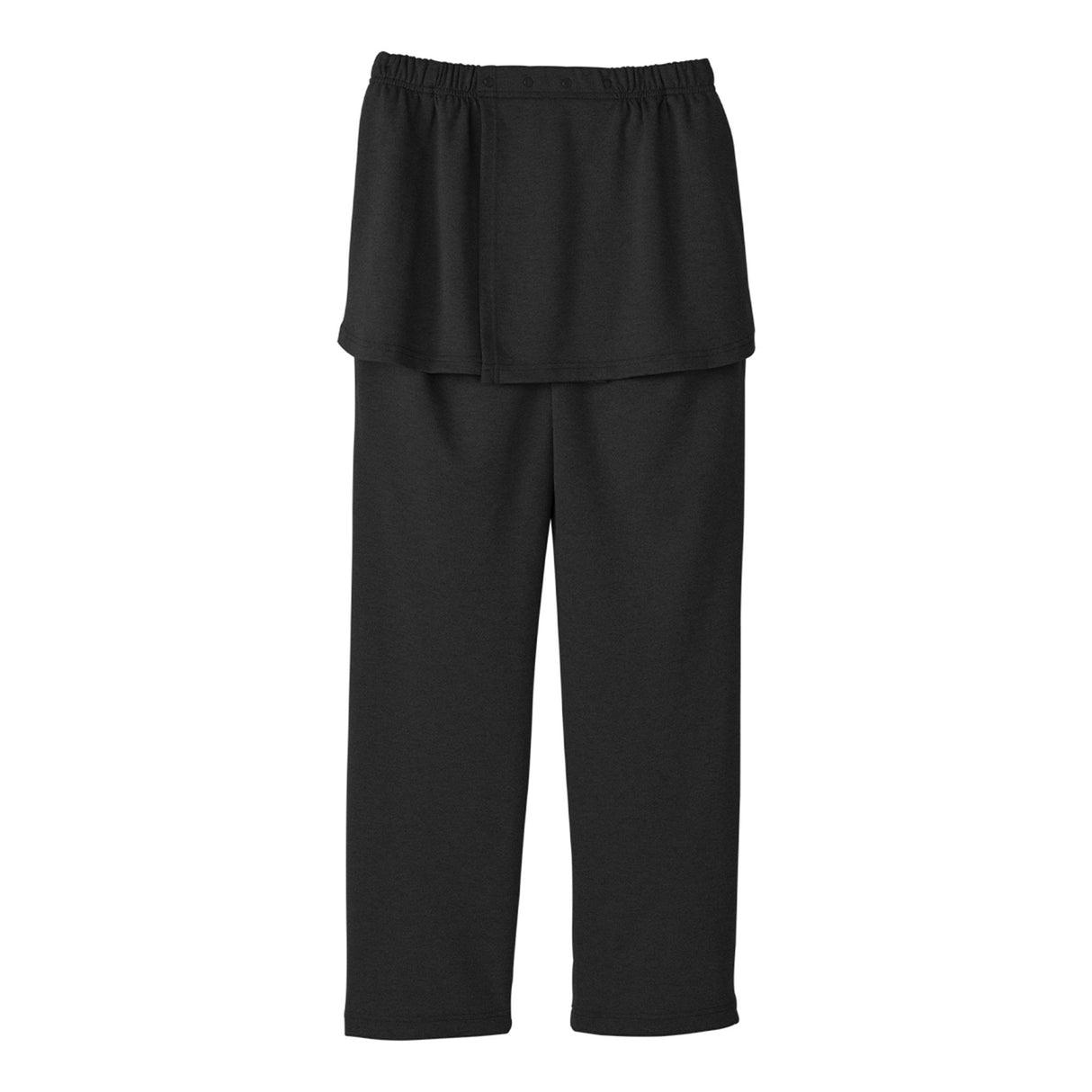 Adaptive Pants Silverts® Back Overlap 3X-Large Black Female - BeHope