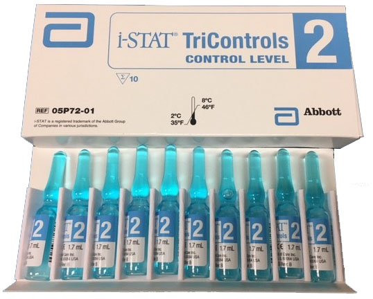 Control i-STAT® Tricontrols Sodium / Potassium Level 2 1.7 mL - BeHope