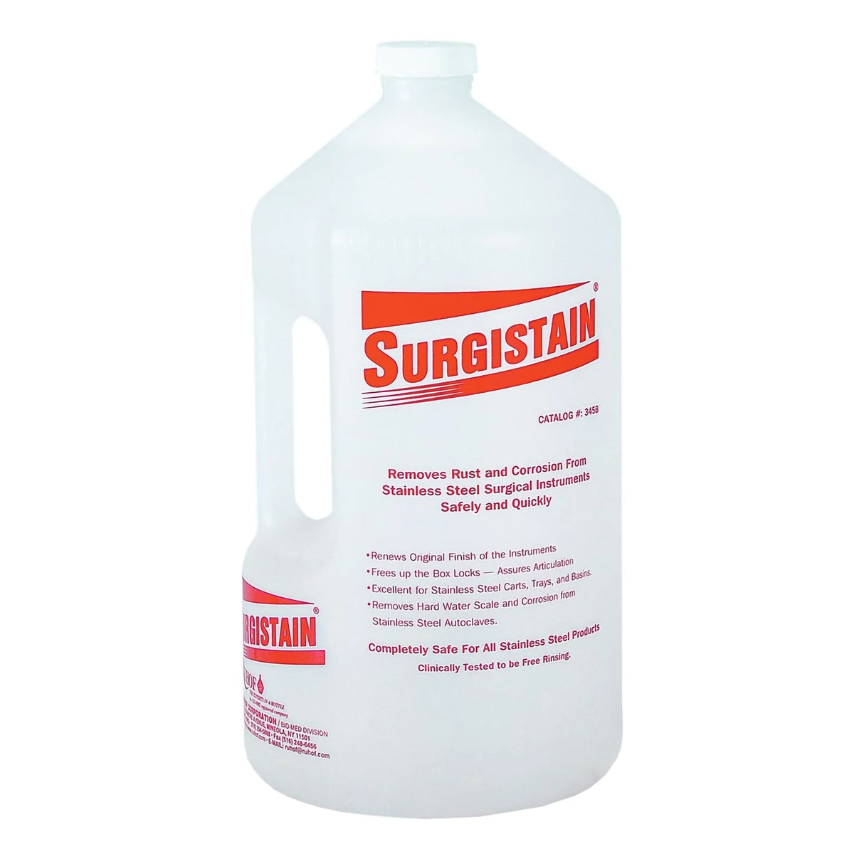Instrument Stain Remover Surgistain® Liquid 1 gal. Jug Mild Scent - BeHope