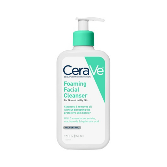 Facial Cleanser Cerave Foaming Cleanses Oil for Normal Oily Skin - BeHope