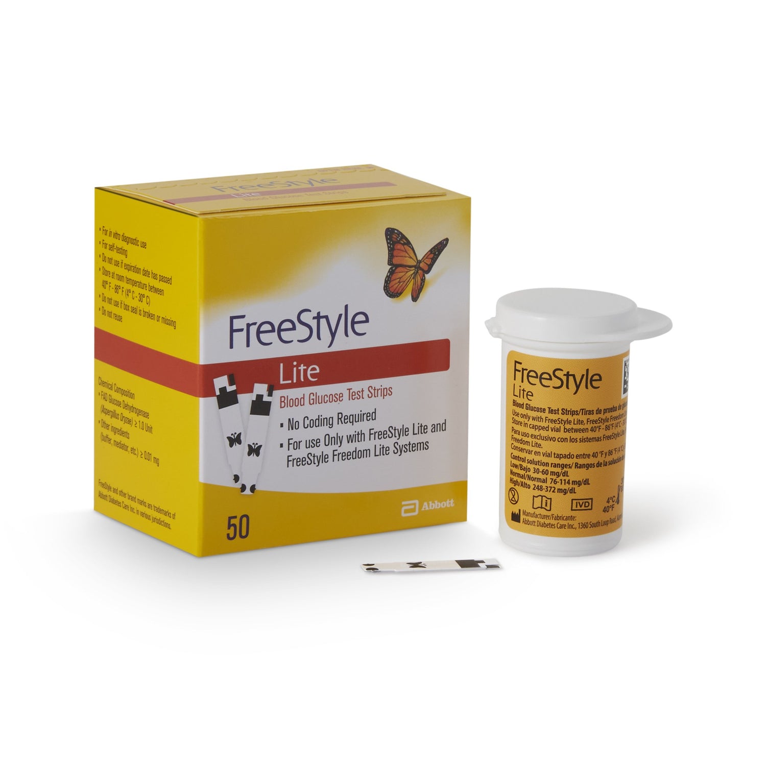 Blood Glucose Test Strips FreeStyle Lite® 50 Strips per Pack - BeHope