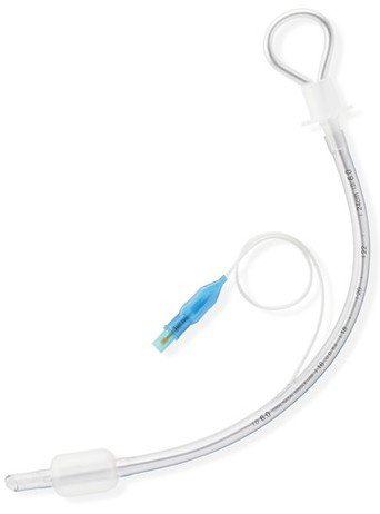 Cuffed Endotracheal Tube Aircare™ Curved 7.0 mm Adult Murphy Eye - BeHope