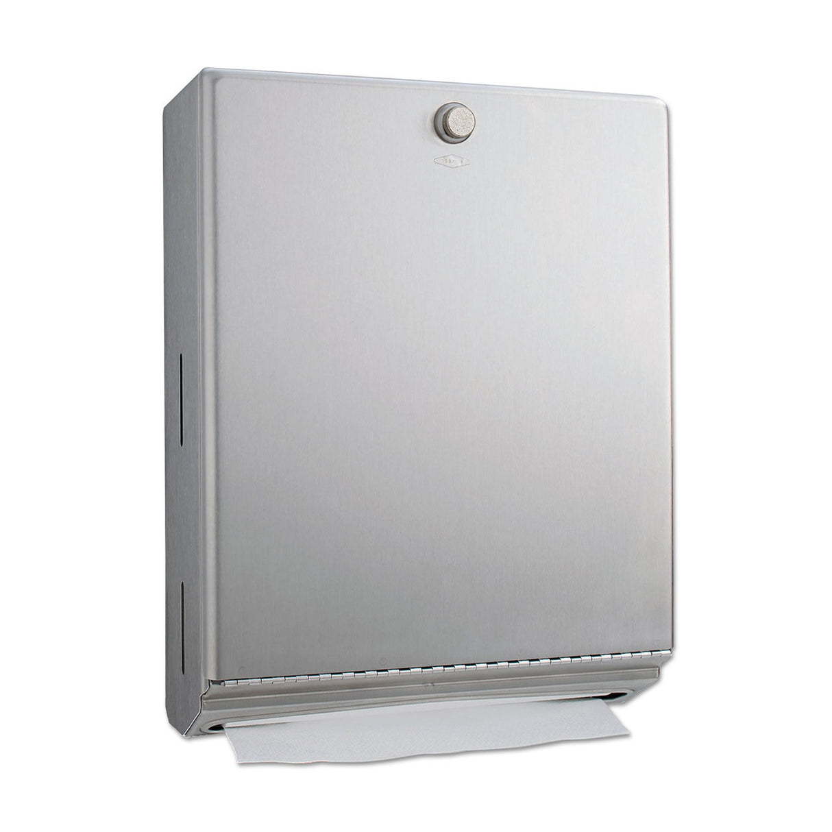 Paper Towel Dispenser Bobrick Satin Finish Stainless Steel Manual Pull 200 C-Fold / 275 Multi-fold Surface / Wall Mount - BeHope