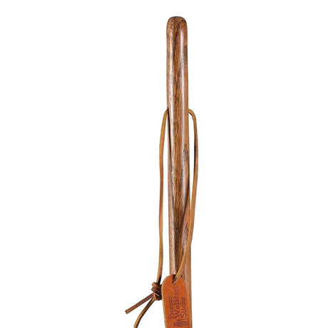 Walking Stick Brazos™ Twisted Backpacker Wood 55 Inch Height Brown Oak - BeHope